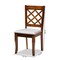 Baxton Studio Verner Modern and Contemporary Grey Fabric Walnut Finished Wood 2-Piece Dining Chair Set 174-10541-Zoro - alternate 8